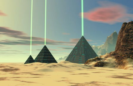 Pyramide als Kraftwerk